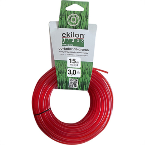 Fio Nylon 2,0Mm/15Mt Red Vrm Ekilon Fio Nylon 2,0Mm/15Mt Red Vrm Ekilon