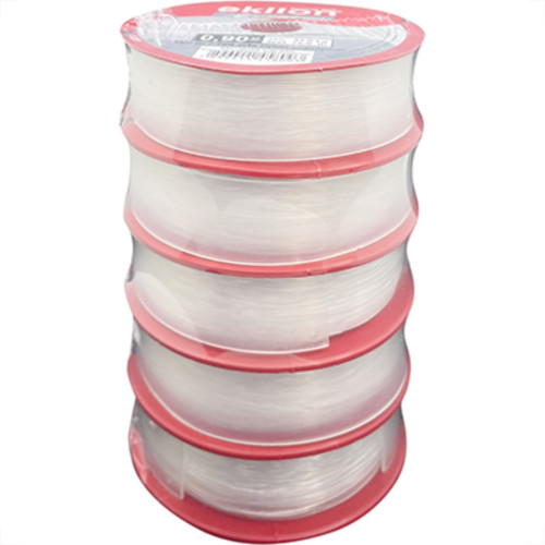 Linha Pesca Ekilon 0,50Mmx100Mt Cris - Kit C/5 Unidades Linha Pesca Ekilon 0,50Mmx100Mt Cris - Kit C/5 Unidades
