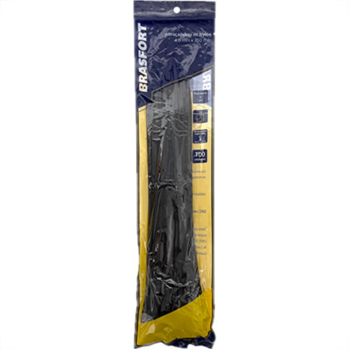 Abracadeira Nylon Brasfort 4,8X350 Preto C/100 Abracadeira Nylon Brasfort 4,8X350 Preto C/100