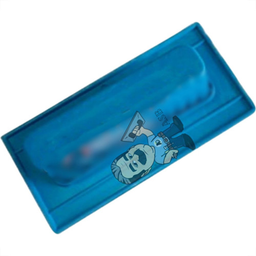 Desempenadeira Pvc Giraldi Azul Lisa 08X16 Desempenadeira Pvc Giraldi Azul Lisa 08X16