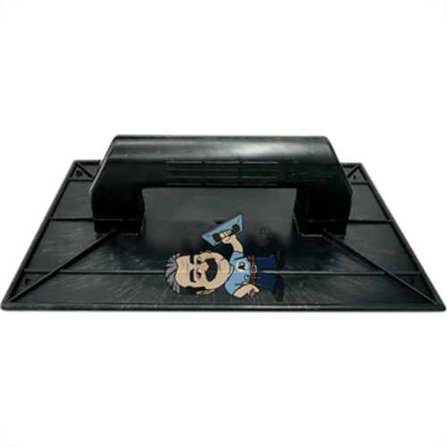 Desempenadeira Pvc Giraldi Preto Lisa 18X30 Desempenadeira Pvc Giraldi Preto Lisa 18X30
