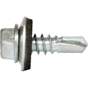 Parafuso Brocante  Sextavado C/Arruela  12X4 Newfix