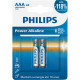 Pilha Alcalina Philips Palito Aaa2 C/2