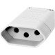 Pino Femea Perlex 2P+T 20A Branco 2046 - Kit C/10 Unidades
