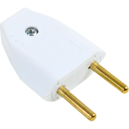 Pino Macho Perlex 2P 10A Branco 1041 - Kit C/10 Unidades Pino Macho Perlex 2P 10A Branco 1041 - Kit C/10 Unidades