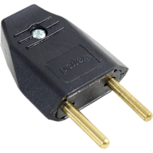 Pino Macho Perlex 2P 20A Preto 1046 - Kit C/10 Unidades Pino Macho Perlex 2P 20A Preto 1046 - Kit C/10 Unidades