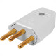 Pino Macho Perlex 2P+T 20A Cinza 1048 - Kit C/10 Unidades