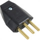 Pino Macho Perlex 2P+T 20A Preto 1048 - Kit C/10 Unidades