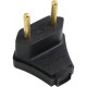 Pino Triang.Perlex 2P 10A Preto 2044 - Kit C/10 Unidades Pino Triang.Perlex 2P 10A Preto 2044 - Kit C/10 Unidades