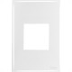 Espelho Placa Radial Mod.Ouro Branco 4X2 2Mod.1709005 Espelho Placa Radial Mod.Ouro Branco 4X2 2Mod.1709005