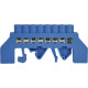 Barram Jng Neutro 12 Termimal Azul 15704 - Kit C/5 Unidades Barram Jng Neutro 12 Termimal Azul 15704 - Kit C/5 Unidades