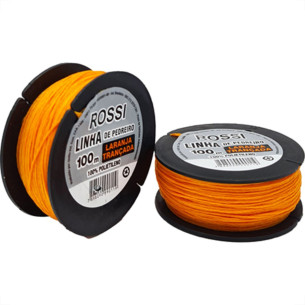 Linha Pedreiro Rossi Trançada Lr C/100Mt - Kit C/12 Unidades