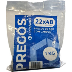 Prego Polido Cibra C/Cabeça  22X48 (5,40X110mm)