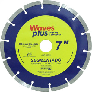 Disco Diam Waves Segmentado 7 X 180Mm