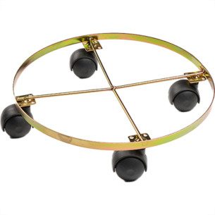 Suporte P/Vaso Rast.Iguatem 4Rodas 31Cm - Kit C/5 Unidades