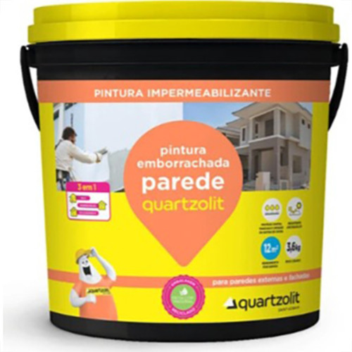 Quartzolit Pint.Emborrachad Parede 3.6Lt