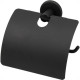 Papeleira Hidrolar C/Tampa Inox Preto