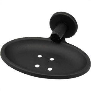 Saboneteira Hidrolar Parede Inox Preto