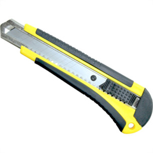 Estilete C/Lamina Emborrachado 18Mm Waves