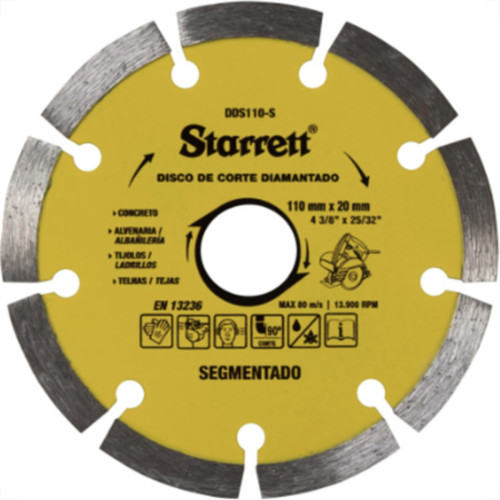 Disco Diam Starret Segmentado