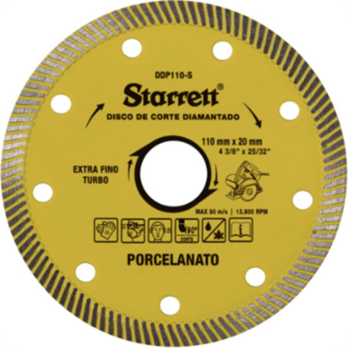 Disco Diam Starret Porcelanato