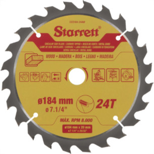 Serra Circ.Widea Starret 7.1/4X20X24