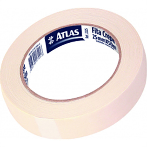 Fita Crepe Atlas 24Mm X 50Mt - Kit C/6 Unidades