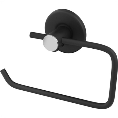 Papeleira Clarainox Simples Preto