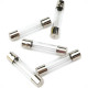 Fusivel Vidro 20Ag 10A Pequeno Jr Iluminacao - Kit C/50 Unidades