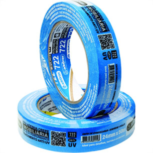 Fita Crepe Adelbras Imobil. Azul 24Mmx50M