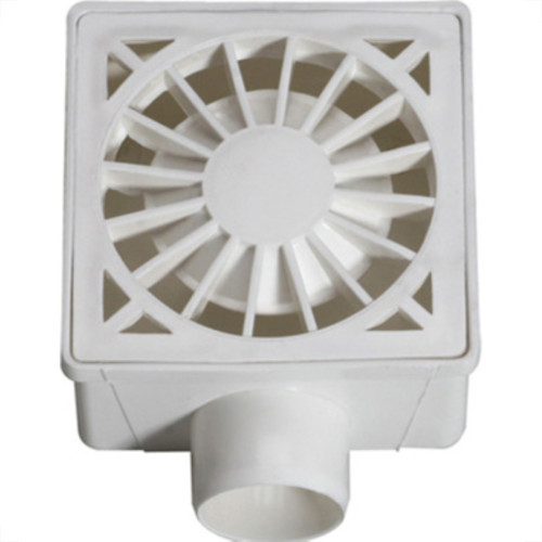 Ralo Seco Quadrado Branco Luconi