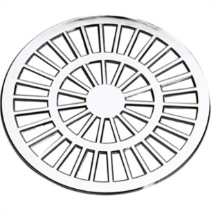 Grelha Plast Red Cromado 15X15 Luconi