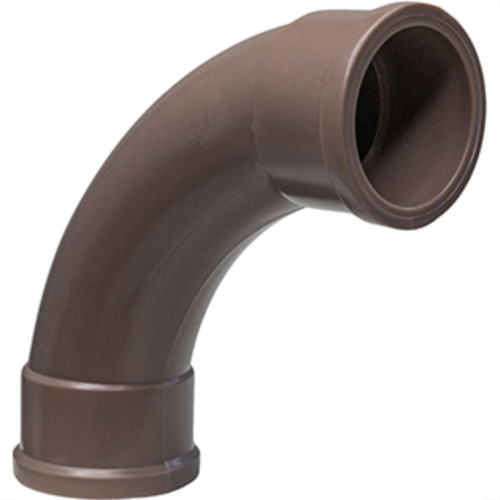 Curva Shiva 1.1/2 X 90 Marrom - Kit C/10 Unidades