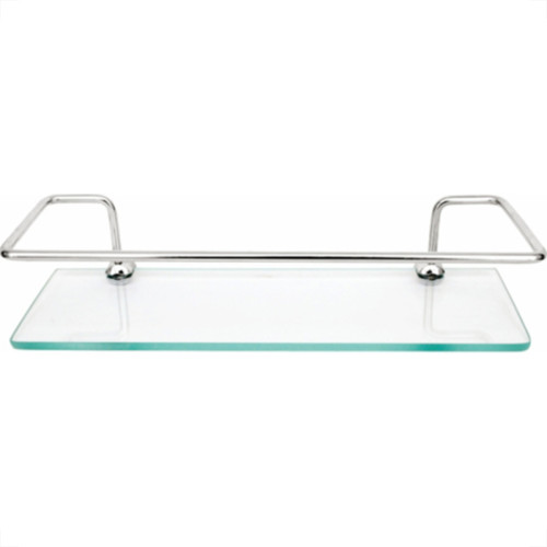 Porta Shampoo Reto Clara Cromado 30X10