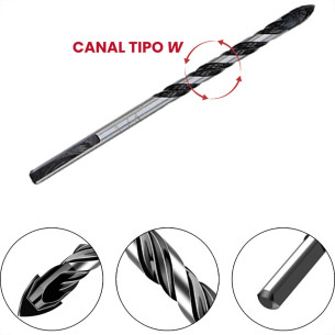 Broca Disflex P/Vidro/Porcelanato 5,0Mm