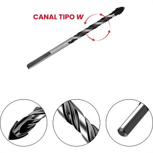 Broca Disflex P/Vidro/Porcelanato 6,0Mm