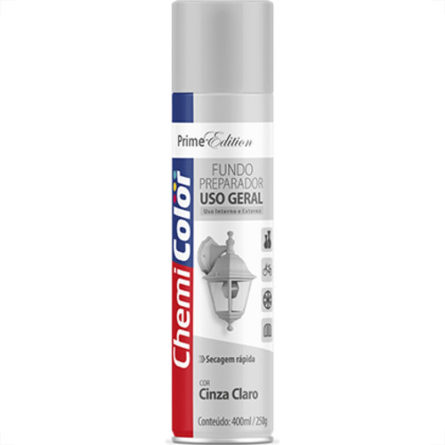 Spray Chemicolor Geral F. Prep. 400Ml Cinza