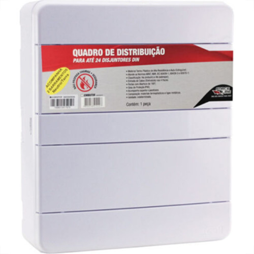 Quadro Force C/Barram Din 24D Sob Branco