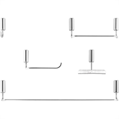 Acessorio P/Banheiro 5Pc Docol Idea Cromado