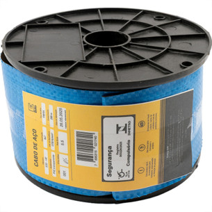 Cabo Aco Zincado Eda Pvc 6X7 3/32-1/8 200M