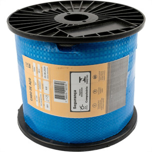 Cabo Aco Zincado Eda Pvc 6X7 1/8-5/32 200M