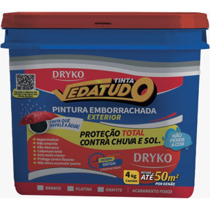 Tinta Dryko Emborrachada 4Kg Branco