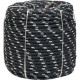 Corda Poliest.Firmeza Branco/Preto 10Mm Rl/165