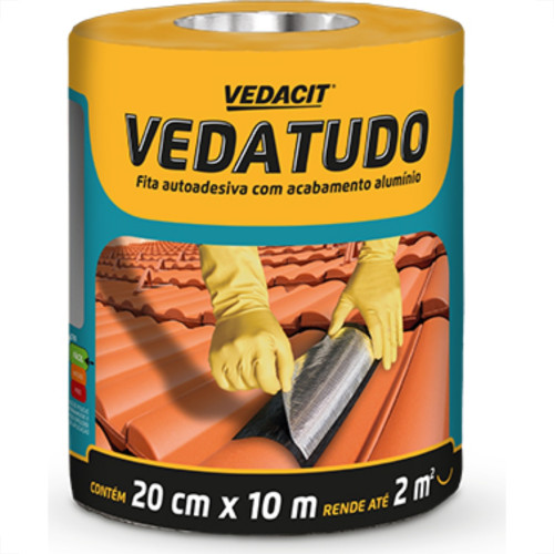 Vedacit Fita Adesiv Vedatud Al 20Cmx10Mt