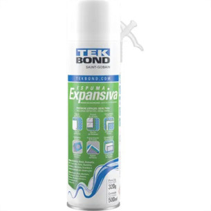 Espuma De Poliuret. Tekbond 500Ml/320G - Kit C/12 Unidades