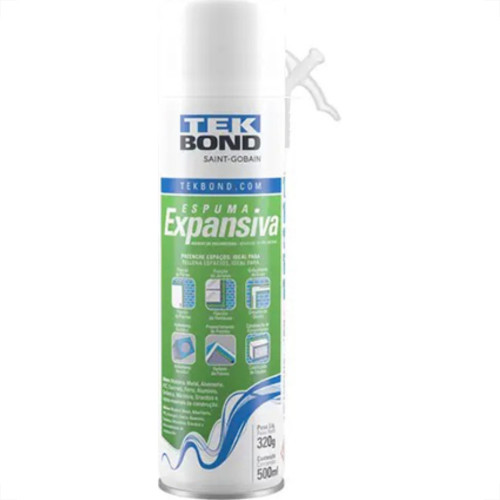 Espuma De Poliuret. Tekbond 500Ml/320G - Kit C/12 Unidades
