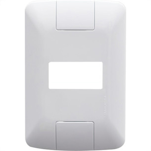 Espelho Placa Tramontina Aria 1Int Horiz 4X2 Branco
