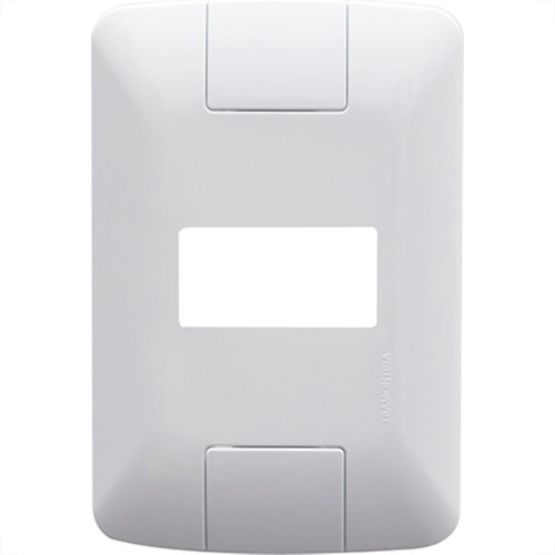 Espelho Placa Tramontina Aria 1Int Horiz 4X2 Branco