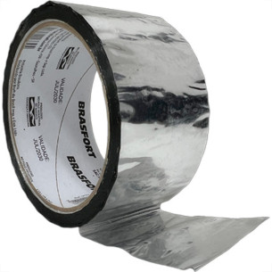 Fita Ades Brasfort Metalizada 48Mmx40Mt - Kit C/5 Unidades