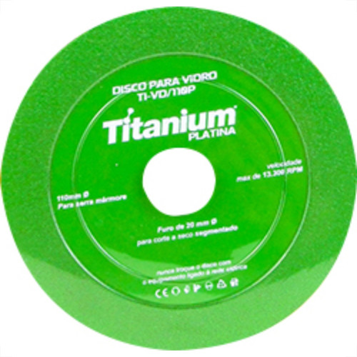 Disco Diam Titanium P/Vidro